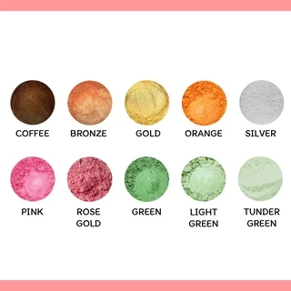 สีไมก้า ผงสีประกายมุก สำหรับผสมเทียน สบู่ งานเรซิน เกรดเครื่องสำอางค์