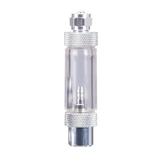 อุปกรณ์นับฟอง แบบต่อกับสายคาร์บอน  2 in 1-Metal Bubble Counter &amp; Check Valve