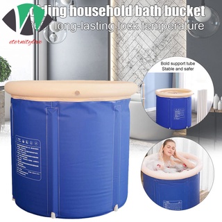 Inflatable Bathtub Portable Bathtub Sauna Foldable Hot Tub in Small Spaces Spa for Shower Stall PVC