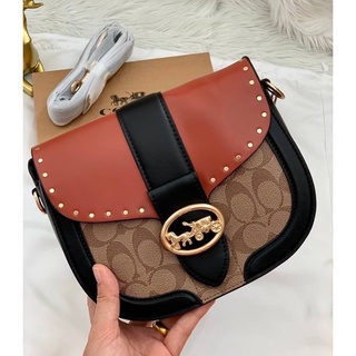 COACH GEORGIEE SADDLE BAG