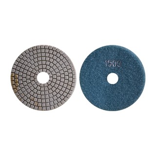 ใบขัดน้ำ เบอร์ 1500 (ขาว) WET POLISHING PADS NUMBER 1500 (WHITE) Marble tools Granite tools  Tile tools