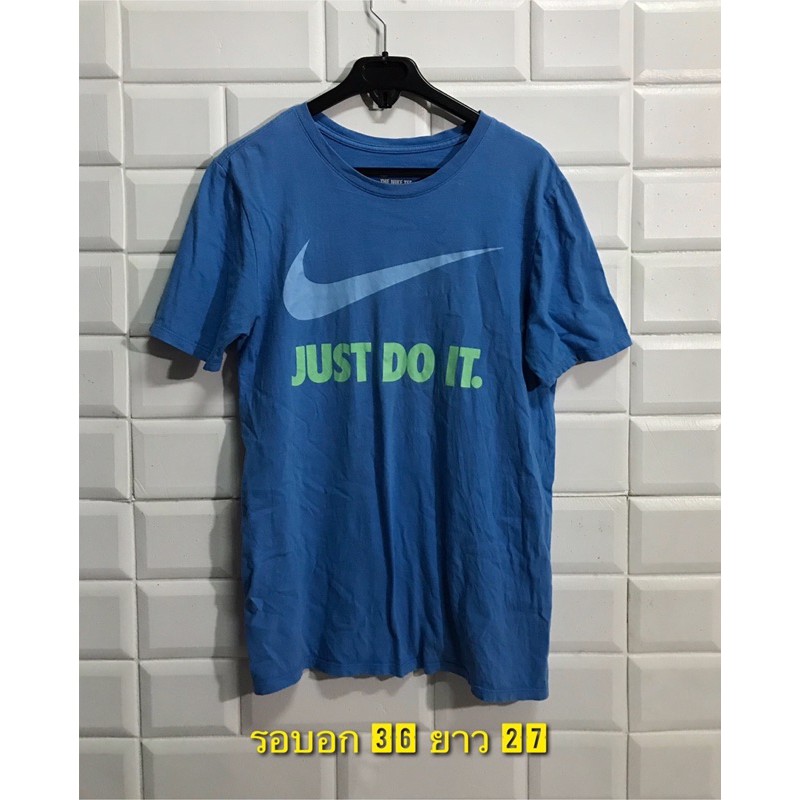 เสื้อยืด Nike สีฟ้า แท้💯