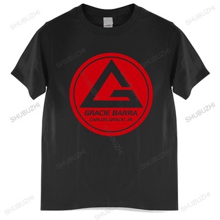 [COD]เสื้อยืดผ้าฝ้าย พิมพ์ลาย Gracie Barra Carlos GR brazilian jiu jitsu แฟชั่นฤดูร้อน สําหรับผู้ชายS-5XL
