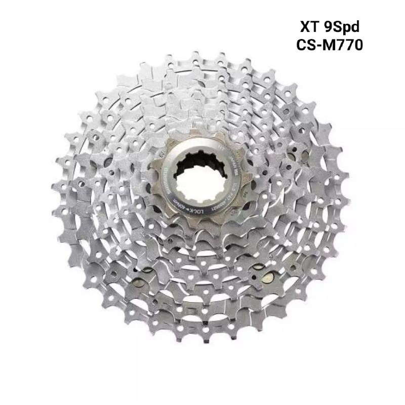 สเตอร์เสือภูเขา SHIMANO XT 9Spd CS-M770 11-34