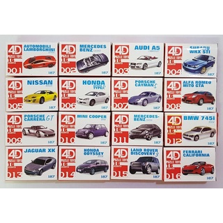 โมเดลรถหรูประกอบจิ๋ว รถยนต์จำลอง 4D PUZLLE TOYS Car Model 16 assorted collect (16 แบบ)