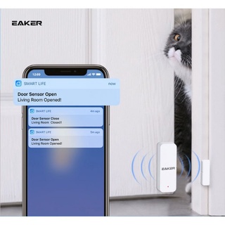 Sensor door EAKER Sensor door เซ็นเซอร์ป้องกันการโขมย เซ็นเซอร์ประตู หน้าต่าง กระจก อุปกรณ์ตรวจจับ