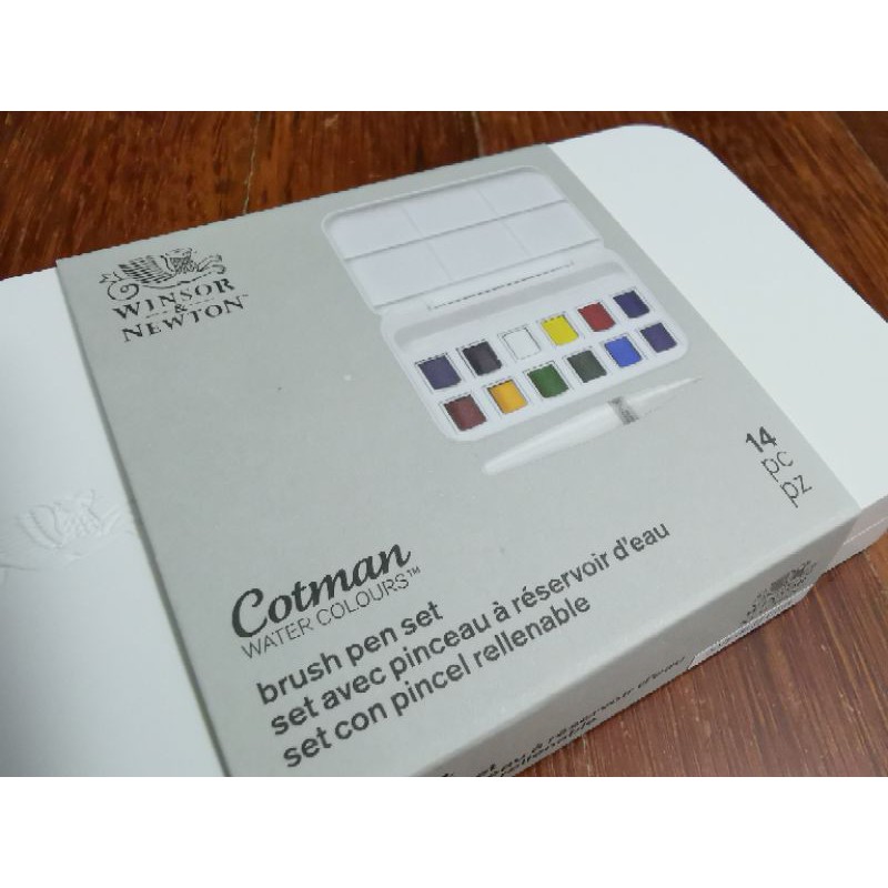 สําหรับ Winsor & Newton 12 Colors Traveling Watercolor Brush Pen Set