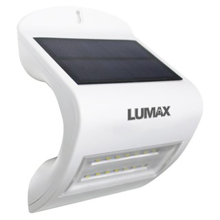 ไฟติดผนัง SOLAR 58-L0001 2 วัตต์ LUMAX พลาสติก คลาสสิก สีขาว ไฟตกแต่งสวน ไฟภายนอก