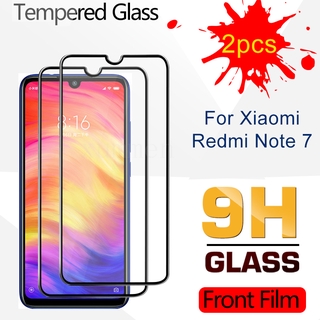 ฟิล์มกระจกนิรภัยกันรอยหน้าจอ 9H สําหรับ Xiaomi Redmi Note 7 7S 6 4x Pro Xiao Mi Red Mi Note7 Note7s Note4x 2 ชิ้น