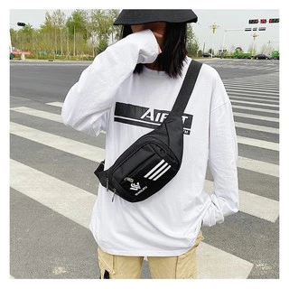 (w78)กระเป๋าคาดอกคาดเอว ผ้าหนา4ซิป จุของได้เยอะ bagdance