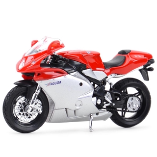 Welly 1:18 MV Agusta F4S รถหล่อแบบคงที่โมเดลรถจักรยานยนต์ของเล่นงานอดิเรกของสะสม