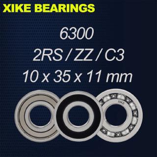 XIKE 6300-2RS/ZZ/Open/C3 Size 10x35x11mm High Quality Deep Groove Ball Bearings 6300-2RS/6300ZZ/6300/6300-2RSC3/6300ZZC3/6300C3