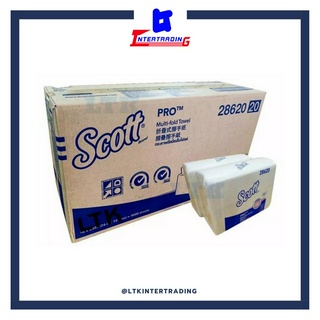 กระดาษเช็ดมือ SCOTT M-fold  หนา 1ชั้น เช็ดมือแห้งในแผ่นเดียว…