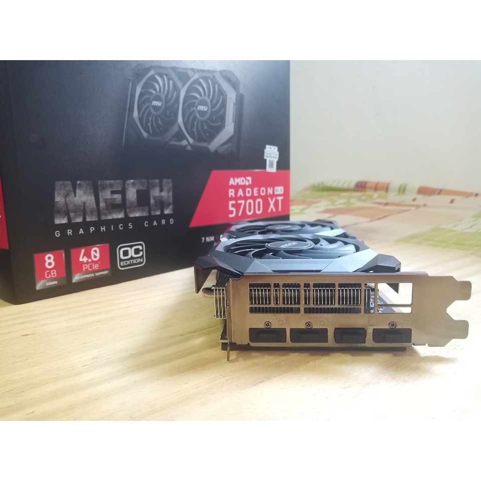MSI RX5700XT-MECH-OC 8GB ครบกล่อง ใช้งาน 1 อาทิตย์