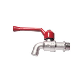 Water faucet BALL TAP SANWA 1/2" RED Water valve Water supply system ก๊อกน้ำสนาม ก๊อกบอล SANWA 1/2 นิ้ว สีแดง วาล์วน้ำ ง