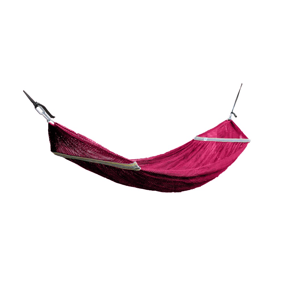 เปล เปลญวน มีหูแขวนโครงเหล็ก ผ้านิ่ม เนื้อเหนียว มีรูระบายอากาศ เปล เปลนอน เปลไกว เปลญวนผู้ใหญ่ เปลนอนผู้ใหญ่ เปลผ้า - รูปที่ 3