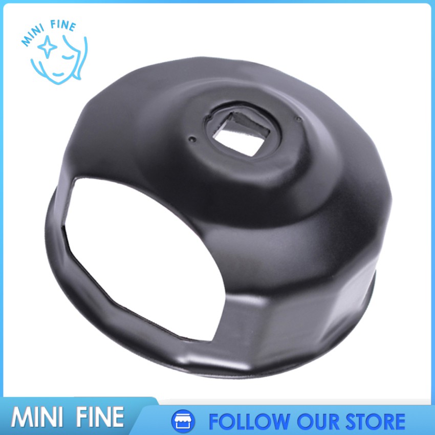( Mini Fine ) อุปกรณ์ประแจกรองน้ํามัน 76 มม . 3 / 8 " Drive Fit สําหรับ Harley 2006-2017