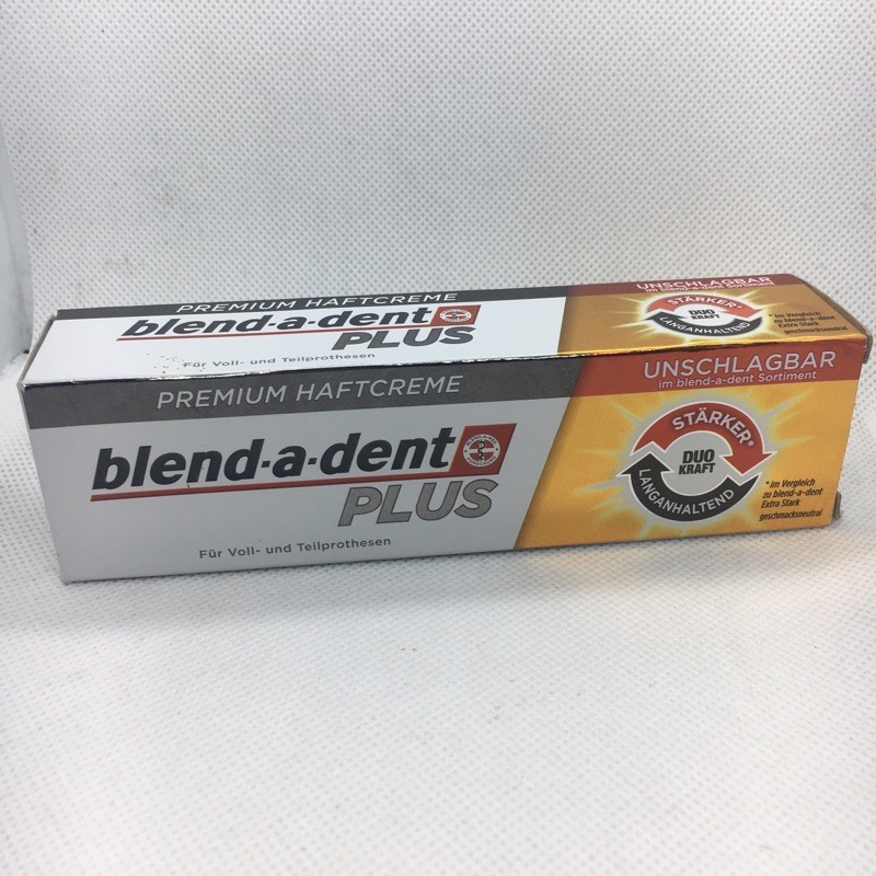 กาวติดฟันปลอม blend-a-dent Premium 40g นำเข้าจาก เยอรมัน