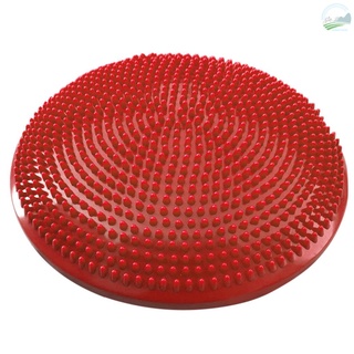 33CM Yoga Balance Disc Inflatable Stability Wobble Cushion Free Hand Pump