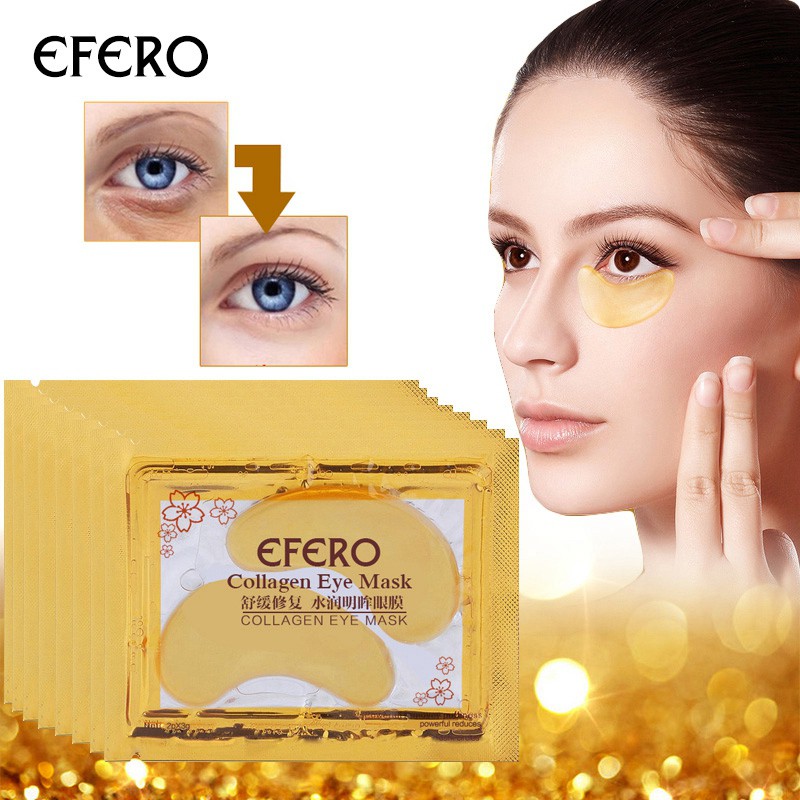 EFERO 5Pack Collagen Gold Eye Mask Eye Patch Face Mask Eye Patches