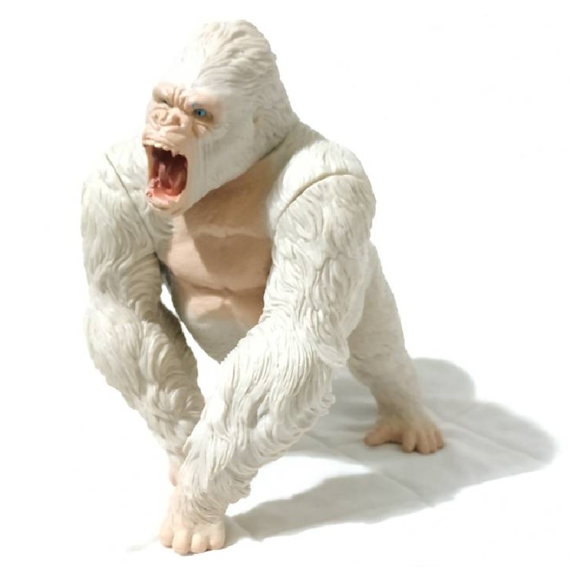 โมเดล ฟิกเกอร์ คิงคองเผือก งานซอฟไวนิล เวอร์ชั่นภาพยนต์ ปี2018 (Rampage แรมเพจ ใหญ่ชนยักษ์) Model Figure White King Kong - รูปที่ 5