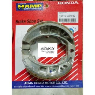 ผ้าเบรคหลังHAMP ผ้าเบรคหน้าดั้ม แท้ศูนย์ HONDA WAVE เวฟ W110i WAVE125 D110i W125i2005ไฟเลี้ยวบังลม W125ปลาวาฬ D125 DREAM