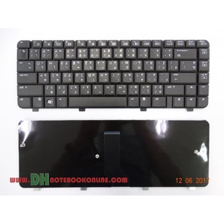 Keyboard HP CQ40 สีดำ (ภาษาไทย-อังกฤษ)