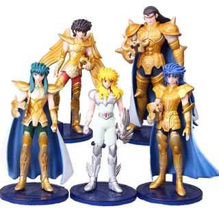 ตุ๊กตาฟิกเกอร์ the Knights of the Zodiac SAGA Aldebaran Camus Myth Cloth Saint Seiya Hyoga PVC ของเล่นสําหรับเด็ก