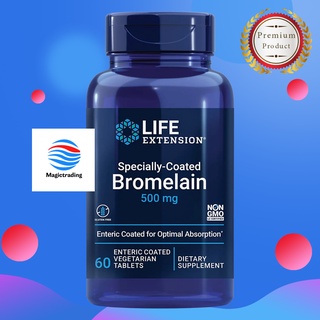 Life Extension Specially-Coated Bromelain 500 mg / 60 Enteric-Coated Vegetarian Tablets