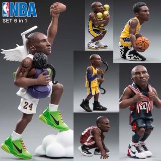 Motion Mode NBA Basketball Players นักบาส บาสเก็ตบอล The Journey of Kobe Bryant การเดินทางของ โคบี ไบรอันต์ Q SET 6 in 1