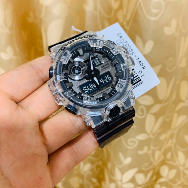 CASIO G-shockนาฬิกาข้อมือ รุ่น GA-700SK-1A ✅ราคา;6000บาท ❌ราคาห้าง:6,600บาท สินค้าของใหม่ ของแท้ รับ