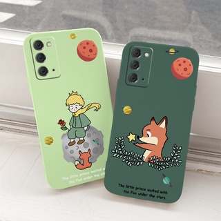 เคส เจ้าชายจิ้งจอกน้อย เคสมือถือ ซิลิกาเจลเหลว Phone Case For Samsung Galaxy Note 20 Ultra 20Ultra 10 Plus 10Plus 9 เคสคลุมโทรศัพท์นุ่มบางพิเศษ