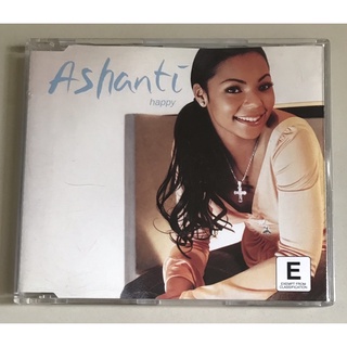 ซีดีซิงเกิ้ล ลิขสิทธิ์ มือ 2 สภาพดี...199 บาท “Ashanti” ซิงเกิ้ล "Happy"(Australian Version) Made in Australia