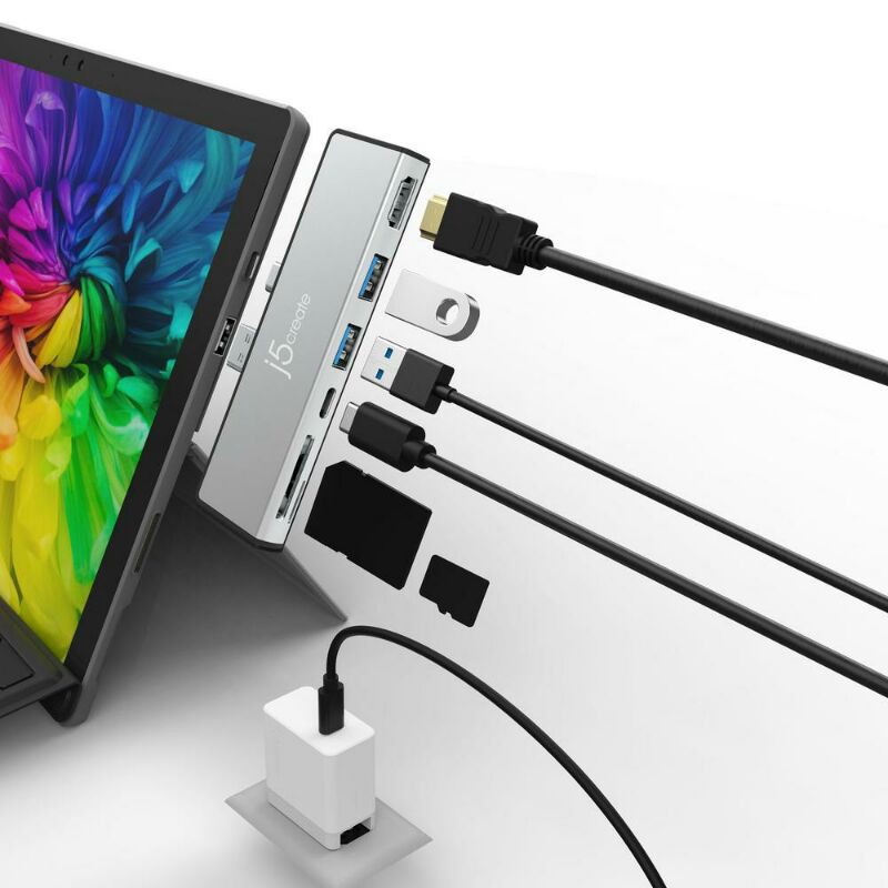 J5create JCD324 ULTRADRIVEMINIDOCKTM สําหรับ SurfaceTM Pro 7