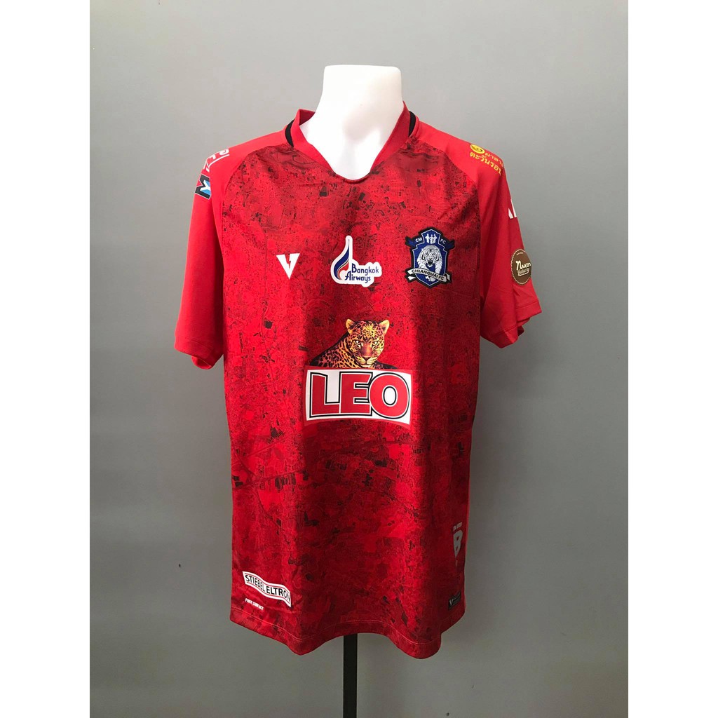 เสื้อฟุตบอลเชียงใหม่ เอฟซี 2019 สีแดง 2XL 47" ใหม่ป้ายห้อย ชื่อ เอกนิษฐ์ เบอร์ 37 ของแท้ 100%