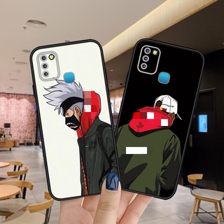 61-1 กรณี sup kakashi การ์ตูน n-ike Infinix Note Zero 8 10 11i 7 S Smart 5 X695 X690 X657  ปลอก ซิลิโคนนุ่มสีดำเคลือบ TPU ใหม่เอี่ยมฝาครอบกล้องป้องกัน