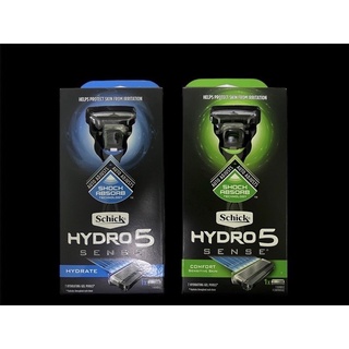 Schick Hydro Sense Hydrate Kit  Hydro 5 มีดโกนหนวด โกนหนวด ผู้ชาย 5 มีดโกน(มีดโกน)