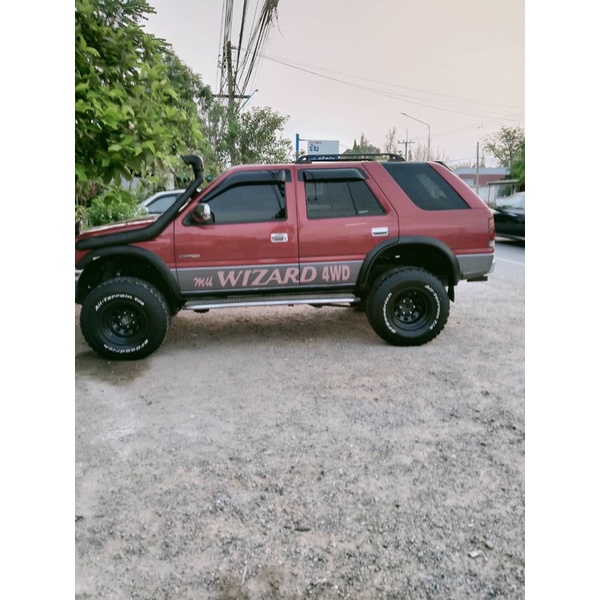 คิ้วล้อ โป่งล้อ isuzu คามีโอ้ เวก้า แบบเรียบ แบบหลุม