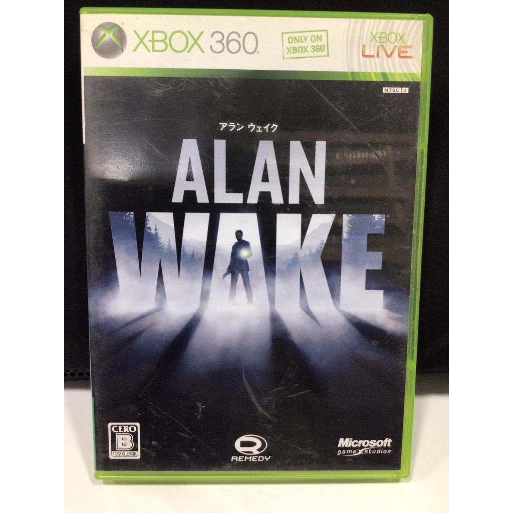 แผ่นแท้ [Xbox 360] Alan Wake (Japan) (73H-00005 | 00037)