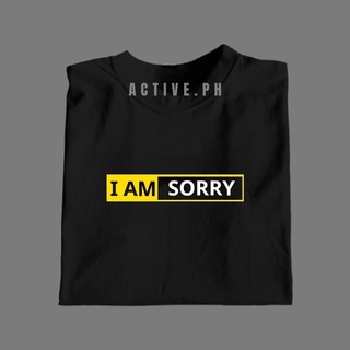 เสื้อยืดสีขาวผู้หญิง - IM SORRY คําชี้แจงความงามเสื้อเชิ้ต / Tshirts เสื้อยืดมินิมอล Unisex