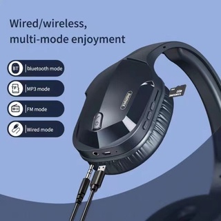 หูฟังอินเอียร์ไร้สายRemax RB-750HB Wireless Gaming Headphone หูฟังครอบหู เสียงดี หูฟังREMAX หูฟังครอบหูเล่นเกมส์ (รับประ