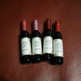 Ashley Wine Lip Tint (lips) ลิปทิ้นท์สีสวย ติดทน ดีไซน์ในขวดไวน์น่ารักๆ