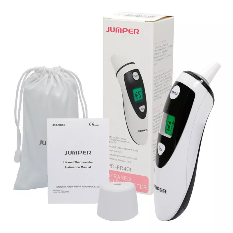 เครื่องวัดไข้ ดิจิตอล Infrared Thermometer วัดหน้าผาก วัดหู Jumper