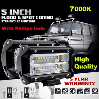 Modified Off-road Lights Led Bar Car Spotlight Searchlight ไฟฉายรถยนต์ รถออฟโรดไฟ ไฟรถยนต์