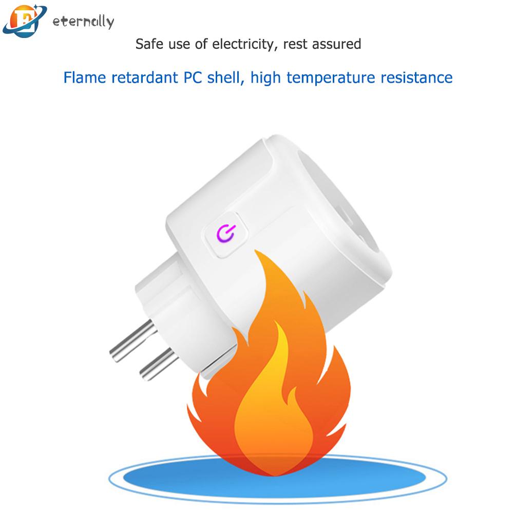 Eternally LSPA9 EU Smart Plug WiFi Smart Outlet App Remote Voice Control Works for Alexa XeR4