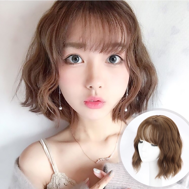linghongli วิกผมสั่นลอน ทรง น่ารัก เส้นผมนิ่ม93349
