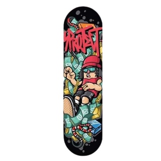 S PROJECT x NEOW MONEY SLAVE Skateboard Deck size 8.25"