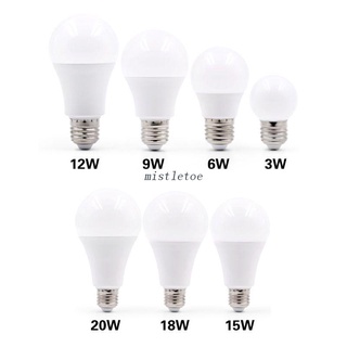 Mis หลอดไฟสปอตไลท์ Led E27 3W 5W 6W 7W 9W 12W 15W 18W AC 220V