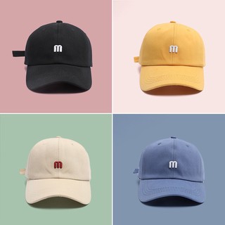 [พร้อมส่ง] หมวกแก๊ป Cap ปัก M