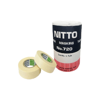 [ยกแพ็ค] NITTO กระดาษกาวนิตโต้ NITTO TAPE NO.720 (แพ็ค/5ม้วน)